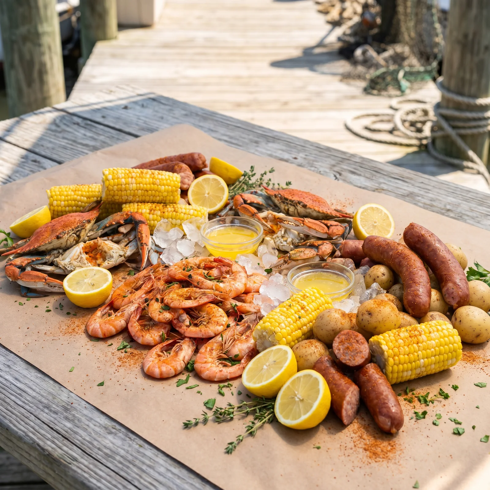 A seafood boil